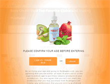 Tablet Screenshot of fluidvapes.com